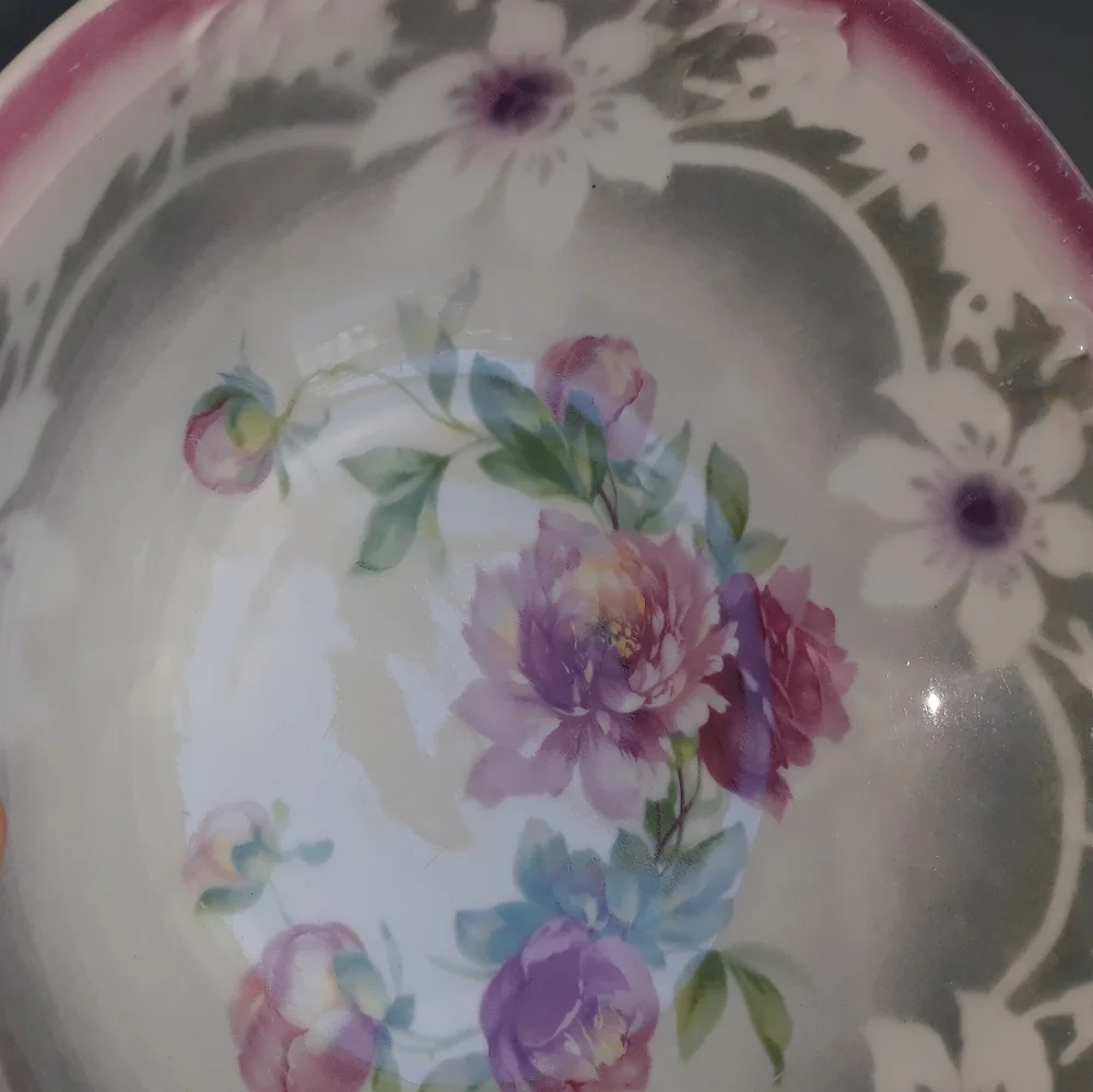 K&L Germany floral porcelain bowl